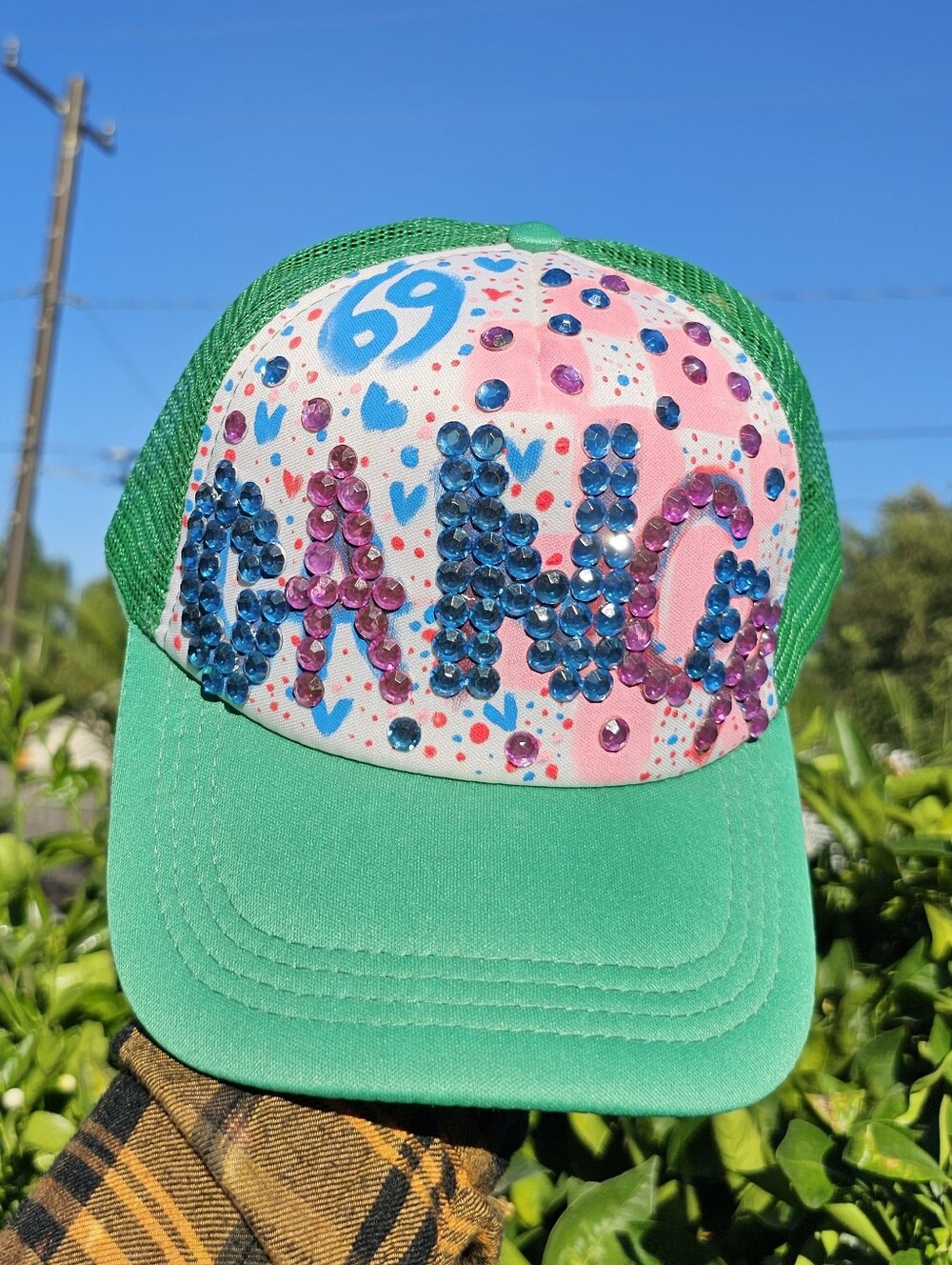 Upcycled Cancer Zodiac Trucker Hat By Michikokoko